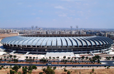 Olympic Stadium Sloping Roof Waterproofing project in Aleppo – Syria